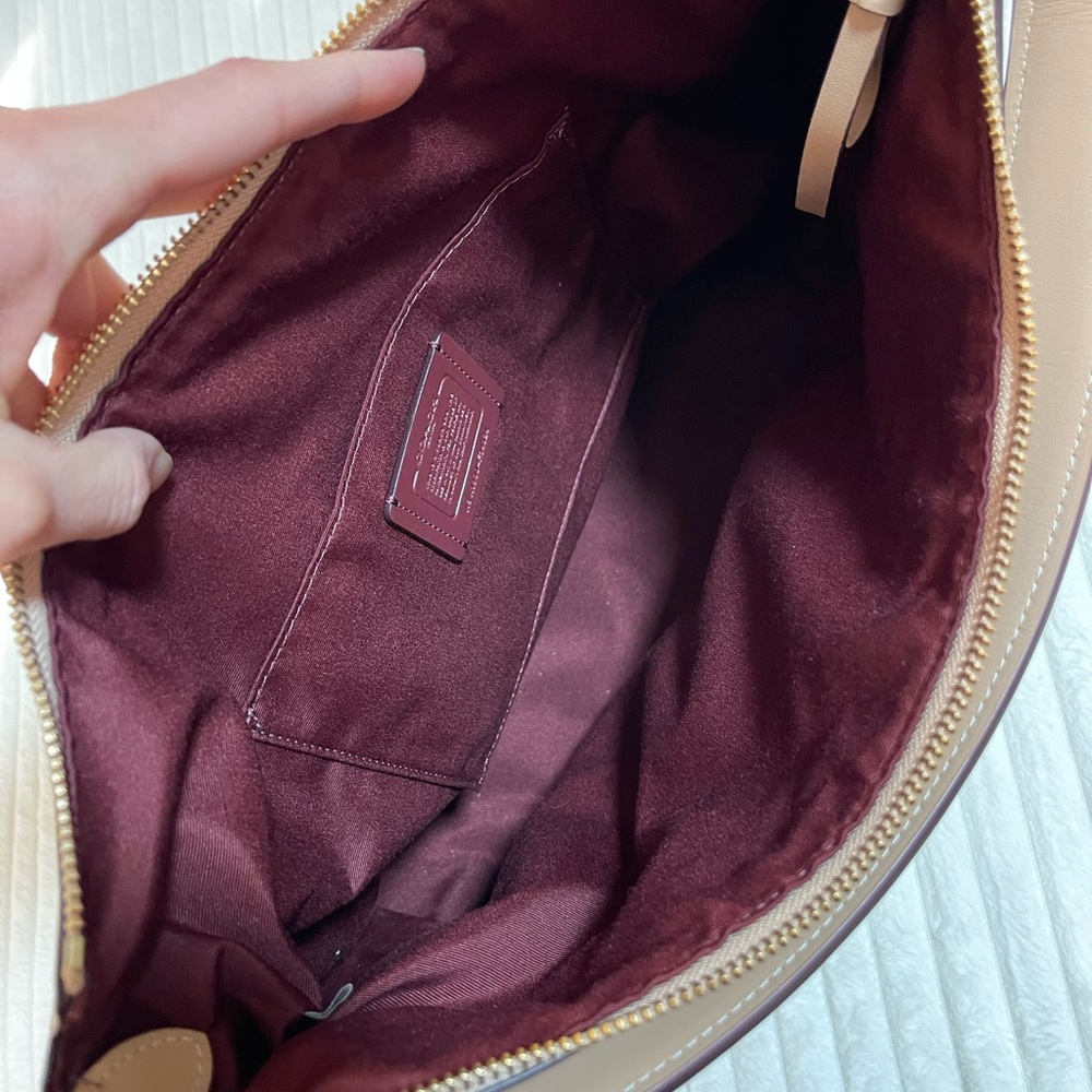 LIKE NEW | Coach | Ivie Hobo Bag - Signature Khaki - Picture 7 of 17